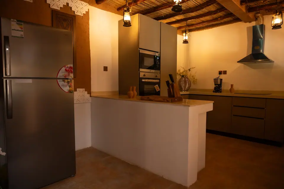 Fully equipped modern kitchen